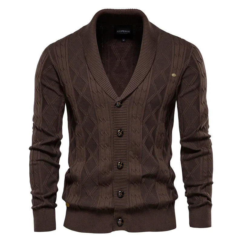 Baumwoll-Strickjacke