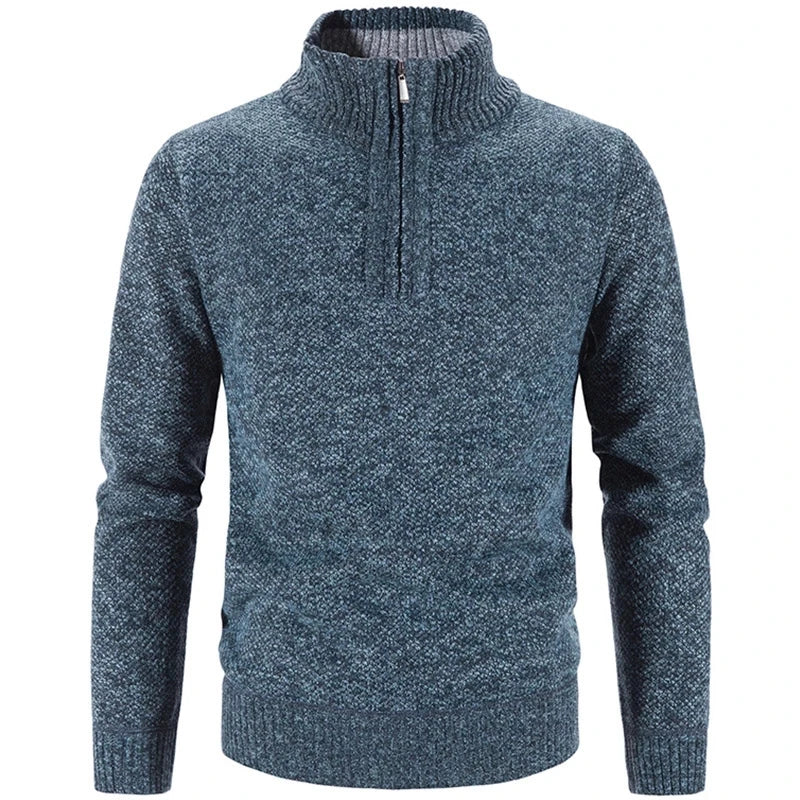 Pullover mit halbem Reißverschluss