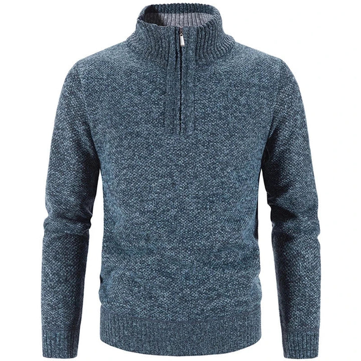Pullover mit halbem Reißverschluss