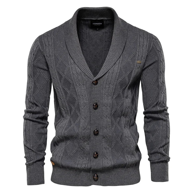 Baumwoll-Strickjacke