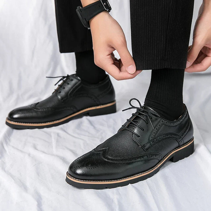 VEDORE Handgefertigte klassische Lederschuhe