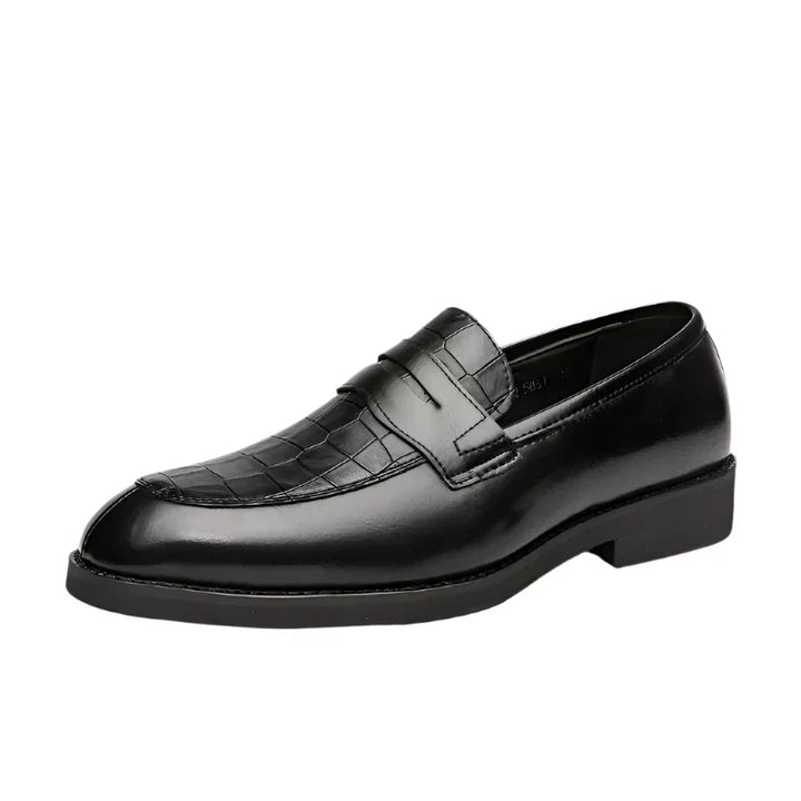 VEDORE | Crocodile Leather Loafers