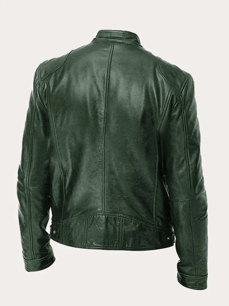 VEDORE | Casual Leather Jacket