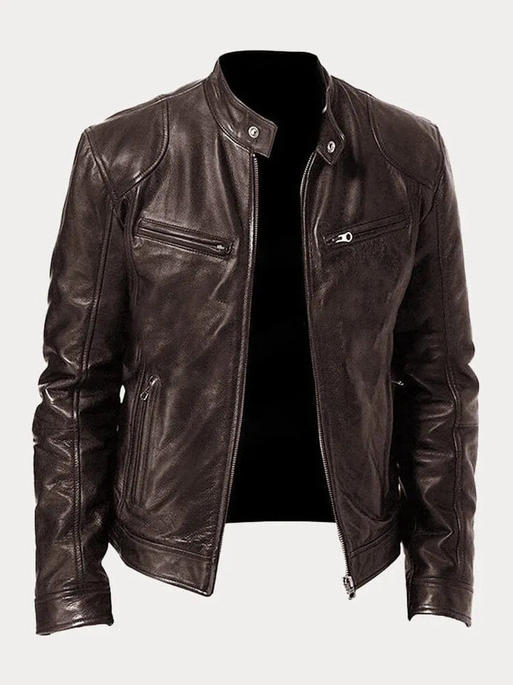 VEDORE | Casual Leather Jacket