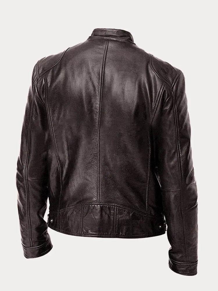 VEDORE | Casual Leather Jacket