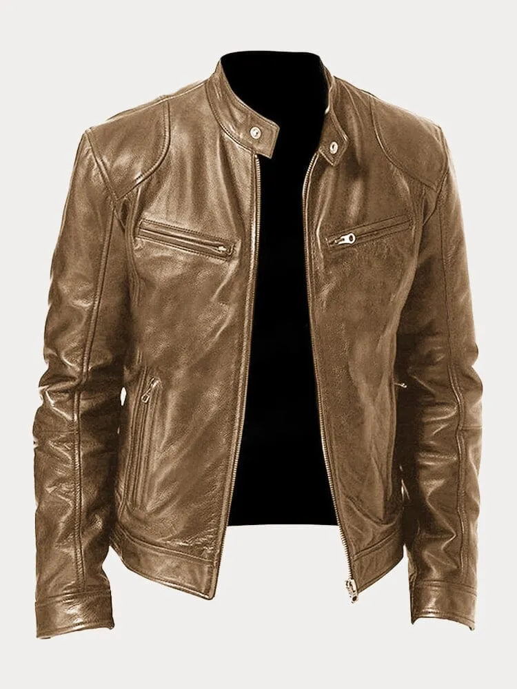 VEDORE | Casual Leather Jacket