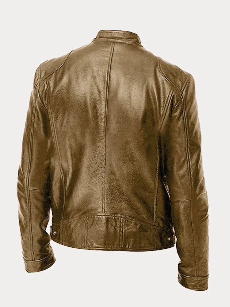 VEDORE | Casual Leather Jacket