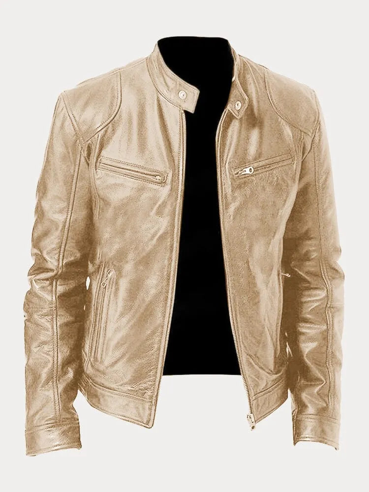 VEDORE | Casual Leather Jacket