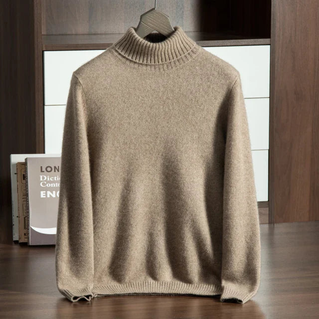 ROLLKRAGENPULLOVER AUS 100% KASCHMIR