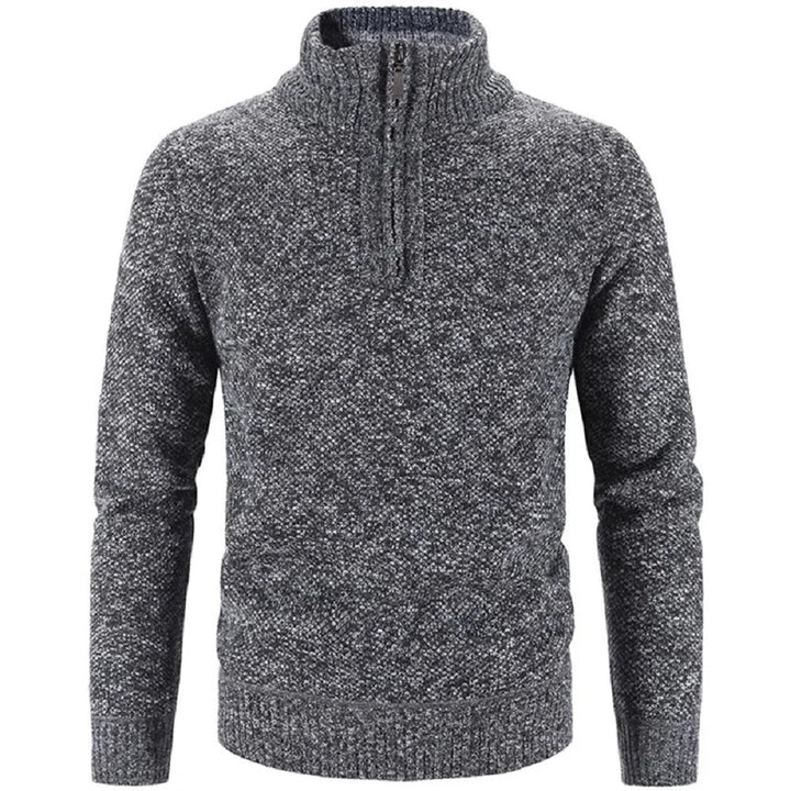 Pullover mit halbem Reißverschluss