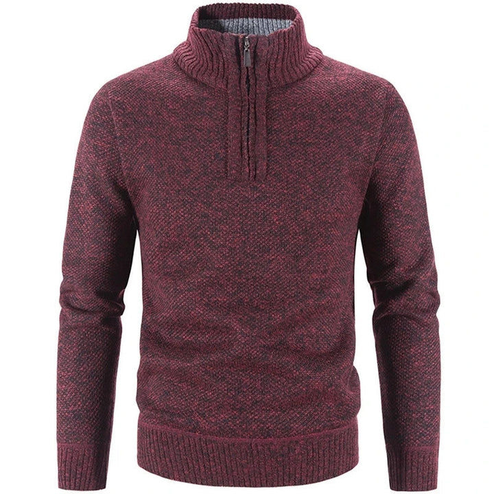 Pullover mit halbem Reißverschluss