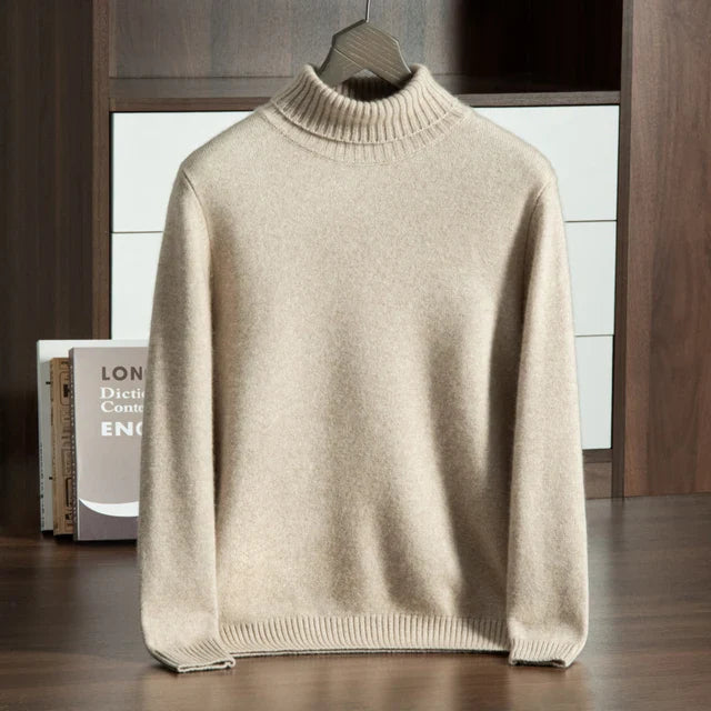 ROLLKRAGENPULLOVER AUS 100% KASCHMIR