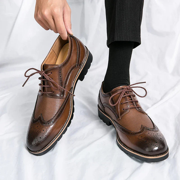 VEDORE Handgefertigte klassische Lederschuhe