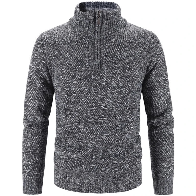 Pullover mit halbem Reißverschluss
