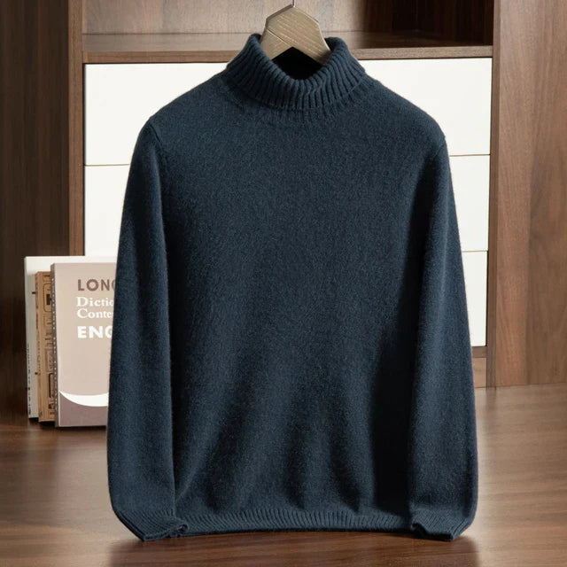 ROLLKRAGENPULLOVER AUS 100% KASCHMIR