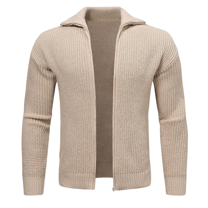 Strickjacke mit Reißverschluss