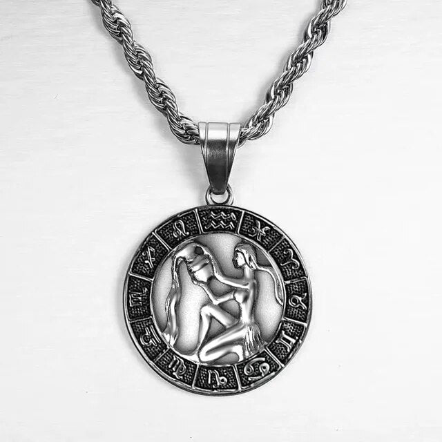 VEDORE - Sternzeichen-Halskette - Silber