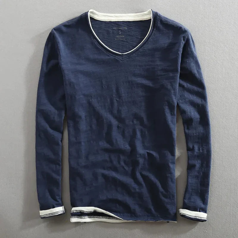 VEDORE | Long Sleeve Cotton Shirt