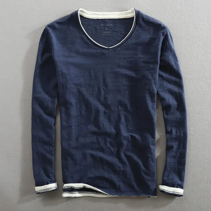 VEDORE | Long Sleeve Cotton Shirt