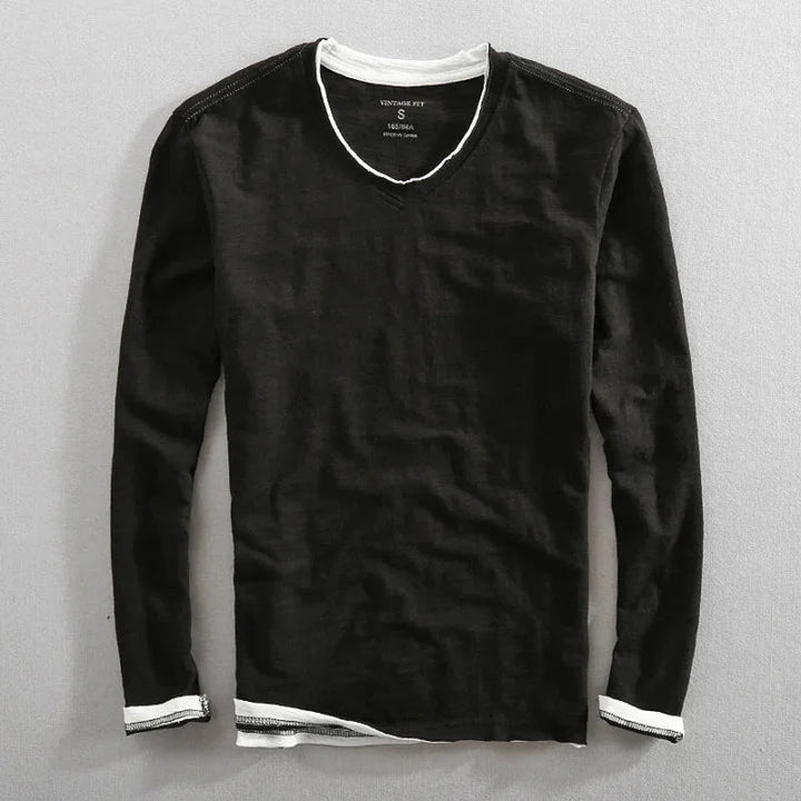 VEDORE | Long Sleeve Cotton Shirt