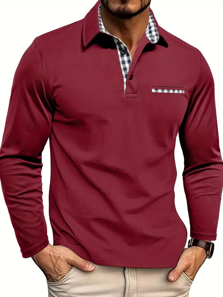 Vedore – Long Sleeve Polo Shirt