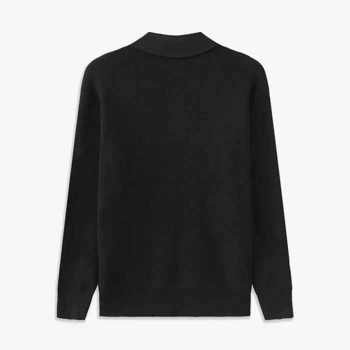 Julius Pullover mit halbem Reißverschluss
