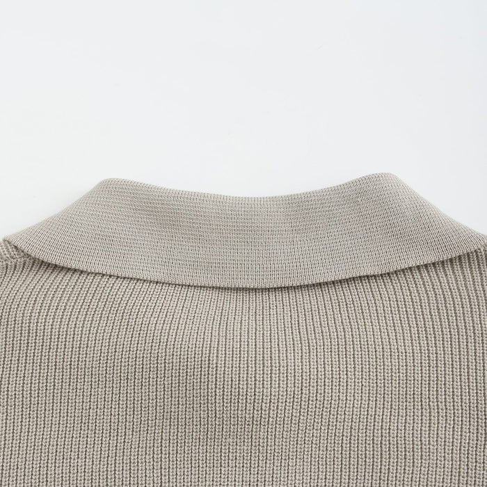 Julius Pullover mit halbem Reißverschluss