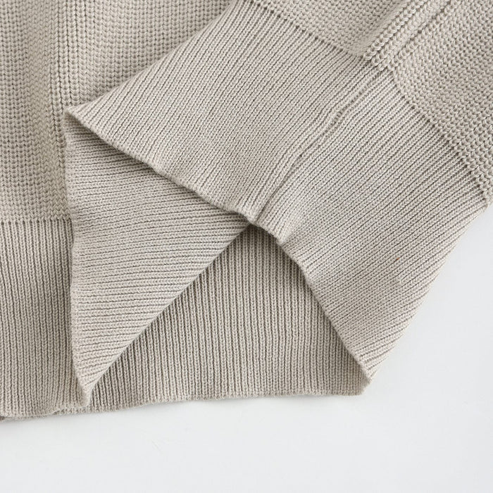 Julius Pullover mit halbem Reißverschluss