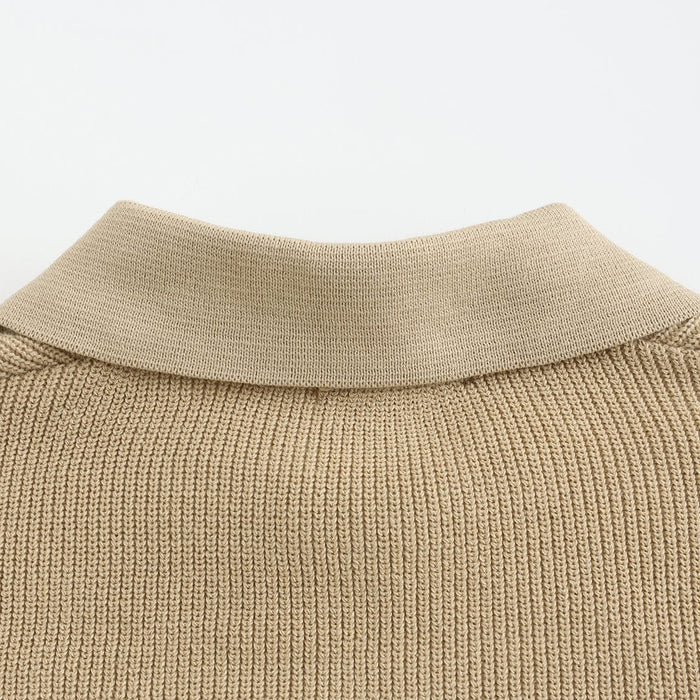 Julius Pullover mit halbem Reißverschluss