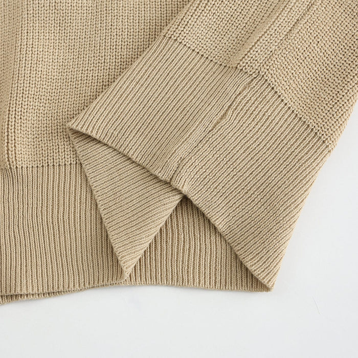 Julius Pullover mit halbem Reißverschluss