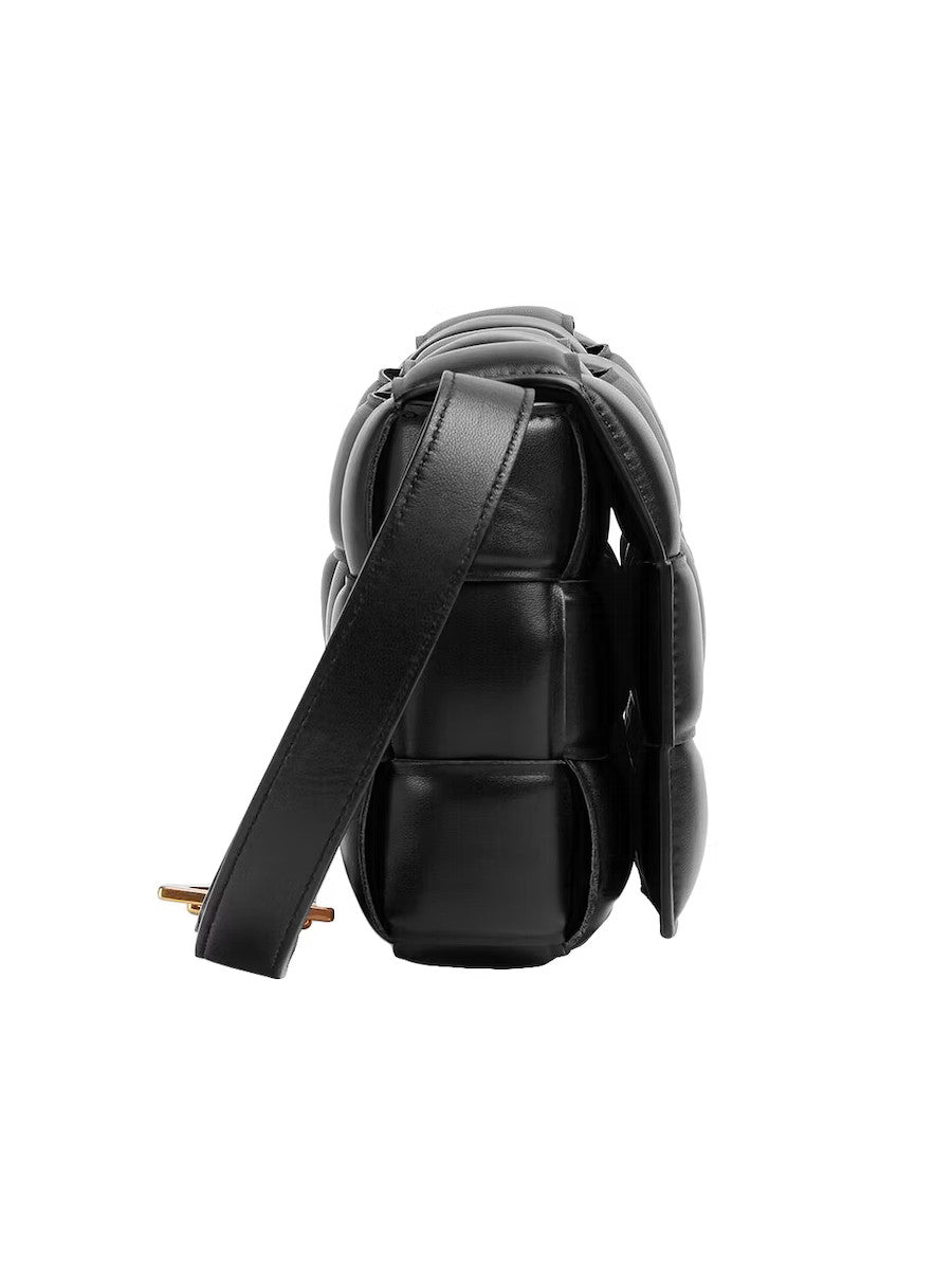 VEDORE - Geflochtene gepolsterte Ledertasche