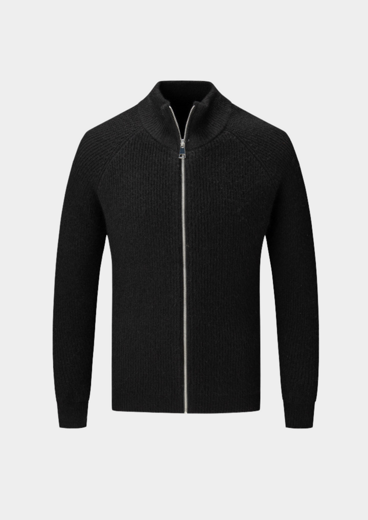 100% Merinowolle ZIPPED CARDIGAN