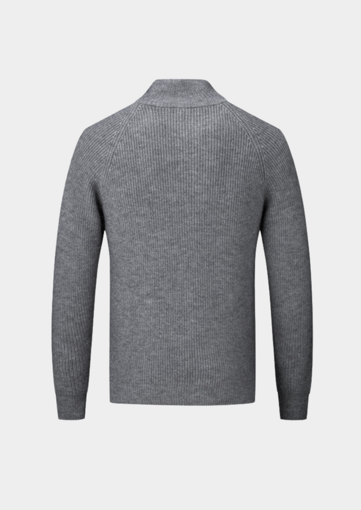 100% Merinowolle ZIPPED CARDIGAN