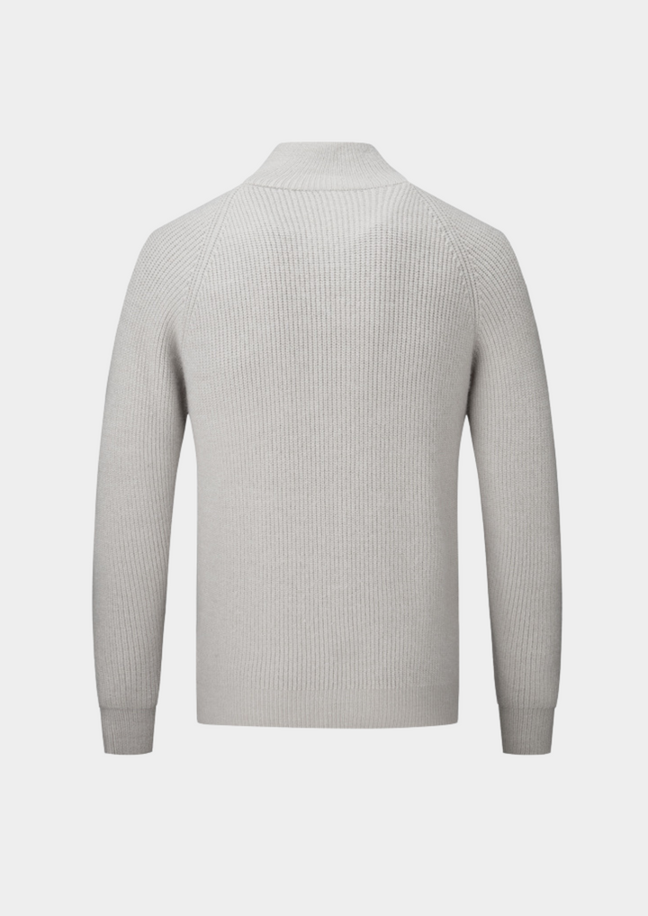 100% Merinowolle ZIPPED CARDIGAN