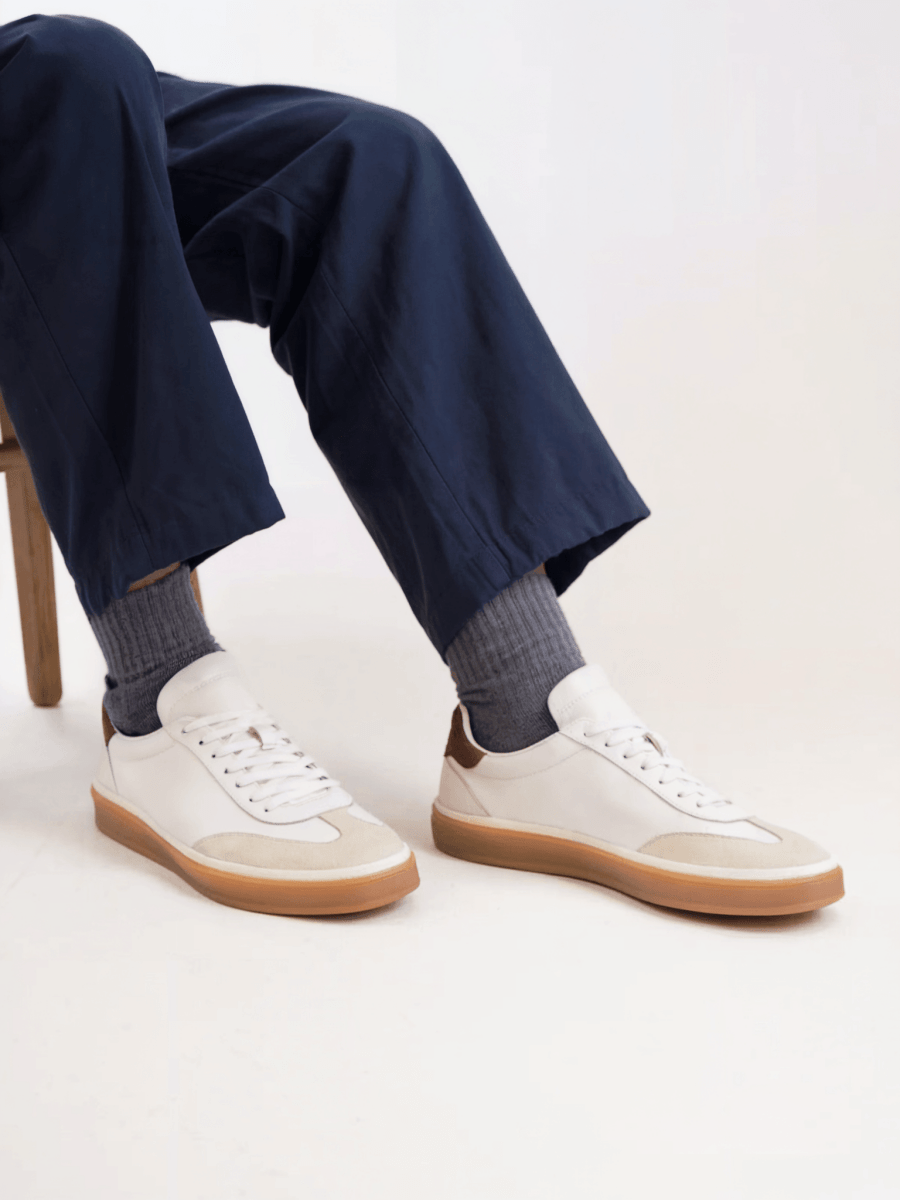 Lässiger Leder-Sneaker