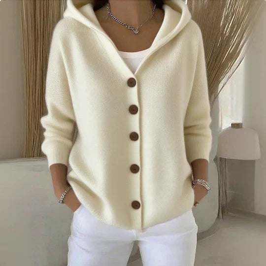 Aoife – Classic Long-Sleeve Knit Cardigan