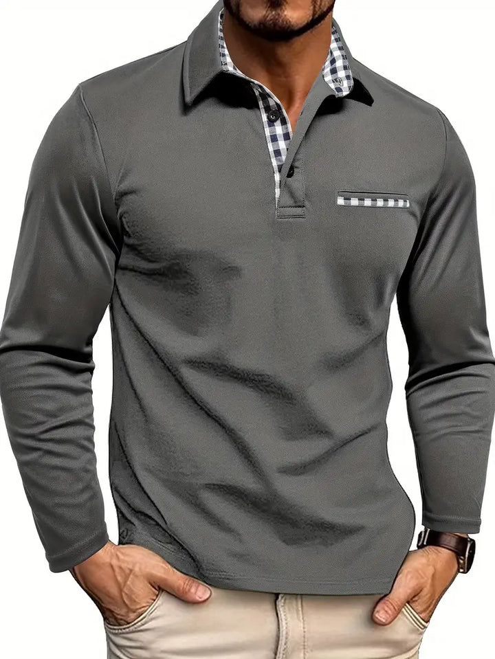 Vedore – Long Sleeve Polo Shirt