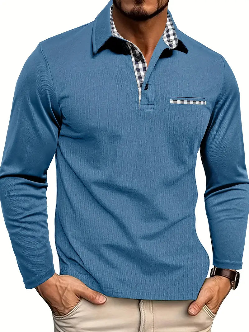 Vedore – Long Sleeve Polo Shirt
