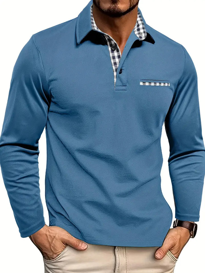 Vedore – Long Sleeve Polo Shirt