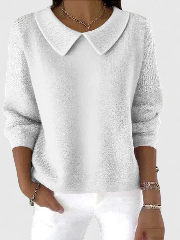 Bláthnaid – Comfortable Collared Sweater