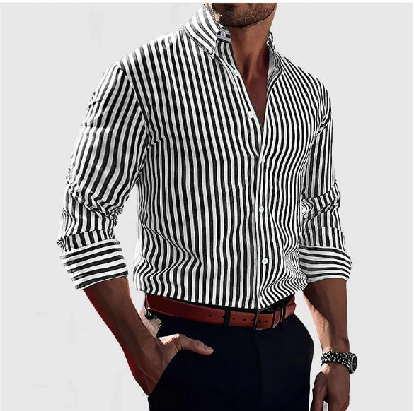 VEDORE™ | Bold Striped Shirt