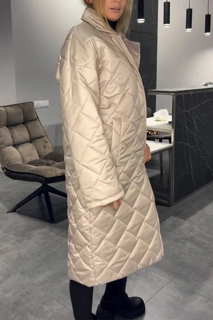Máonait – Quilted Mid-Length Coat