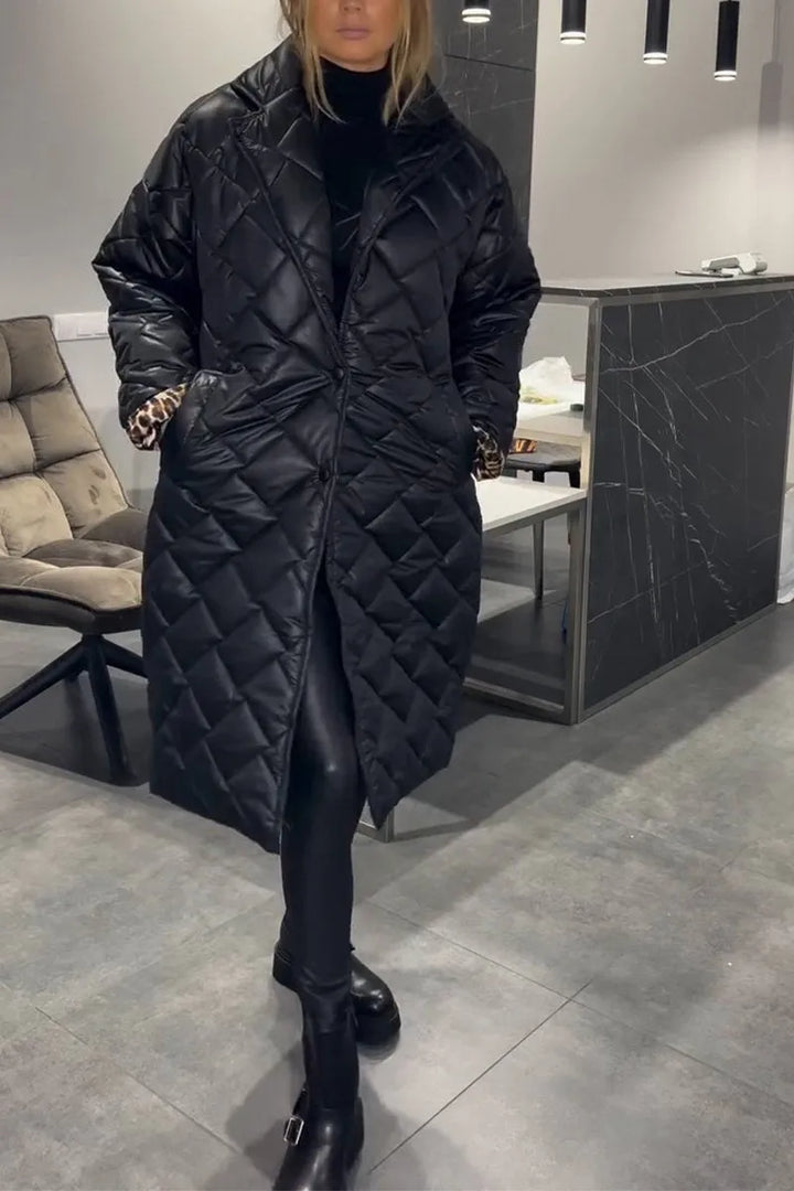 Máonait – Quilted Mid-Length Coat