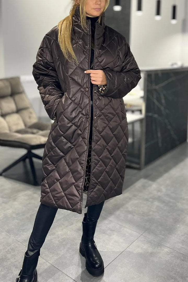 Máonait – Quilted Mid-Length Coat