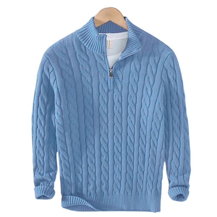 Constance - Pullover mit halbem Reißverschluss
