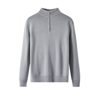 100% Merinowolle Zip Up
