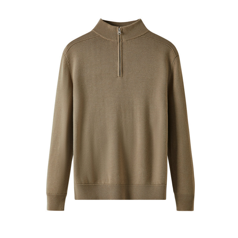 100% Merinowolle Zip Up