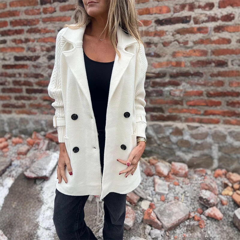 Ella | Mid-Length Double-Breasted Coat