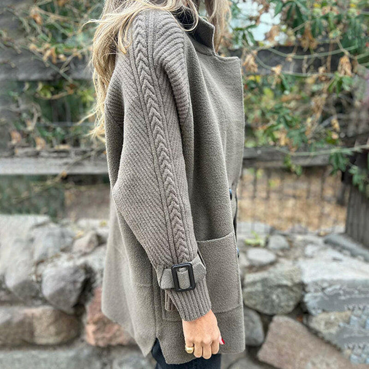 Ella | Mid-Length Double-Breasted Coat