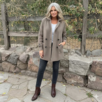 Ella | Mid-Length Double-Breasted Coat